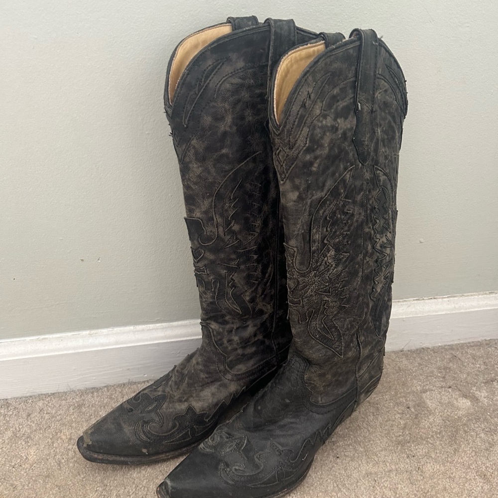 Corral Black Western Boots